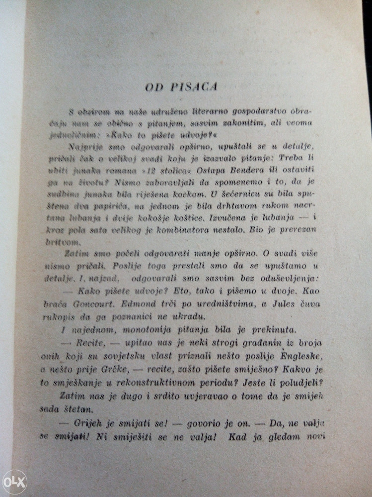 1946 g. / Ilja Iljf i Evgenij Petrov - ZLATNO TELE ,Jevgenij
