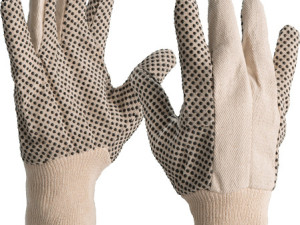 Pamučne rukavice sa PVC granulama