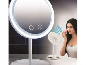 3u1 LED ogledalo za sminkanje sa ventilatorom