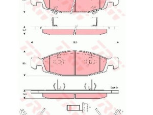 Disk pločice Jeep Cherokee, Grand Cherokee