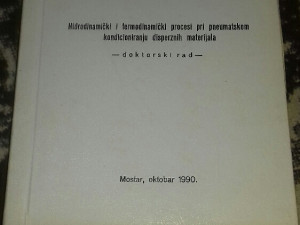 Hidrodinamički i termodinamički procesi pri pneumatskom