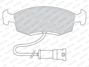 PLOČICE PREDNJE FORD ESCORT, SIERRA, GRANADA, SCORPIO