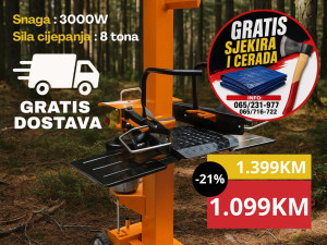 Cjepac za drva vertikalni Villager VLS 8T 55