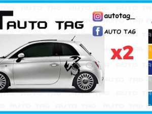 Stikeri i auto naljepnice / naljepnica za FIAT ABARTH