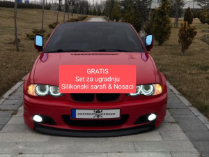 BMW e46 CSL lip za prednji m mteknik branik ofarban GG