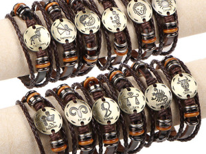 Kožne Narukvice - Horoskop Zodiac Znakovi