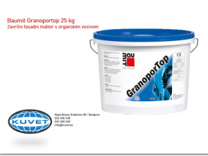 Baumit Granoportop 25 kg, fasadni malter