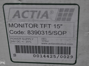 Actia LCD monitor