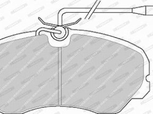 PLOČICE PREDNJE FIAT DUCATO, CITROEN C25, PEUGEOT J5