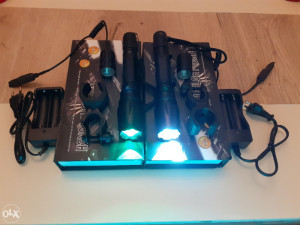 Baterija za lov BATERIJA ZELENA BIJELA LOVAČKA