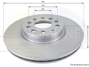 DISK PREDNJI VW 17558 / ADC1449V