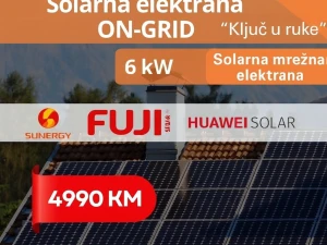 Solarne Elektrane Solarni Paneli Baterije Akumulatori SET