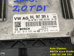 Kompjuter motora VW Golf 7 2,0 GTD 2014 04L907309A