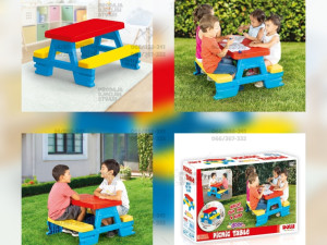 DOLU Djeciji piknik sto / stol za djecu - 4 mjesta