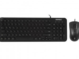 Everest KM-01K combo tastatura i miš bijela