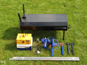 ROSTILJ RAZANJ INOX MOTOR MINI PECENJARA KOMPLET