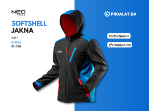 BLACK FRIDAY NEO Radna jakna sofshell S-XXL 81-558