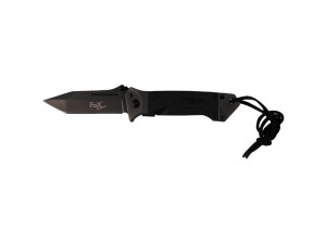NOŽ PREKLOPNI G-10 CRNI