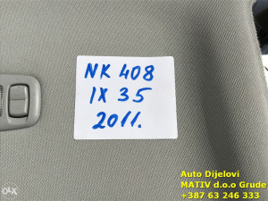 Nebo krovni tapacirung Hyundai IX35 2009-2013