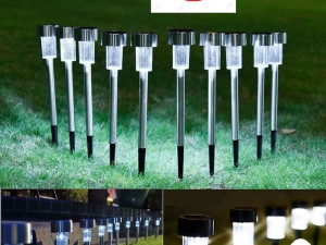 10 SOLARNIH LED SVJETILJKI LAMPI ZA DVORIŠTE