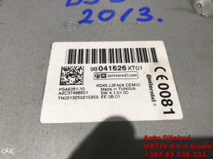 Radio jedinica Citroen DS3 2010-16 98041626XT 01