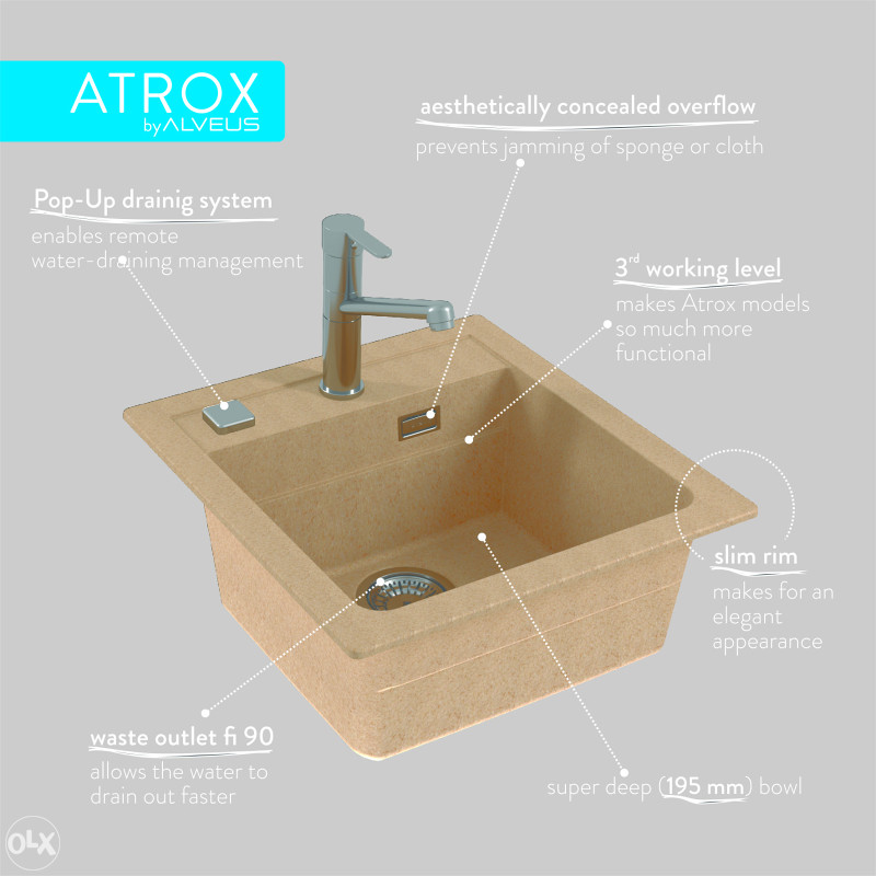 Sudoper ALVEUS Atrox 20
