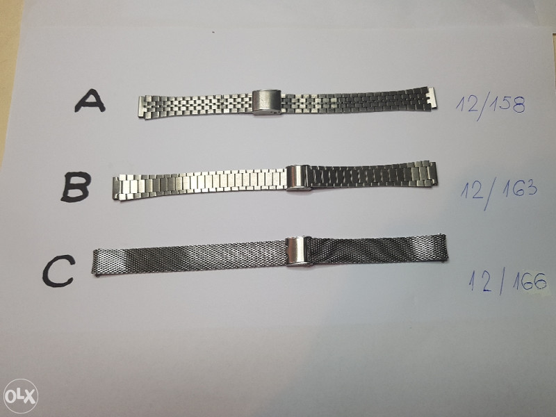 NARUKVICA METALNA ZA SAT- CIJENA ZA IZABRANI KOMAD 18KM