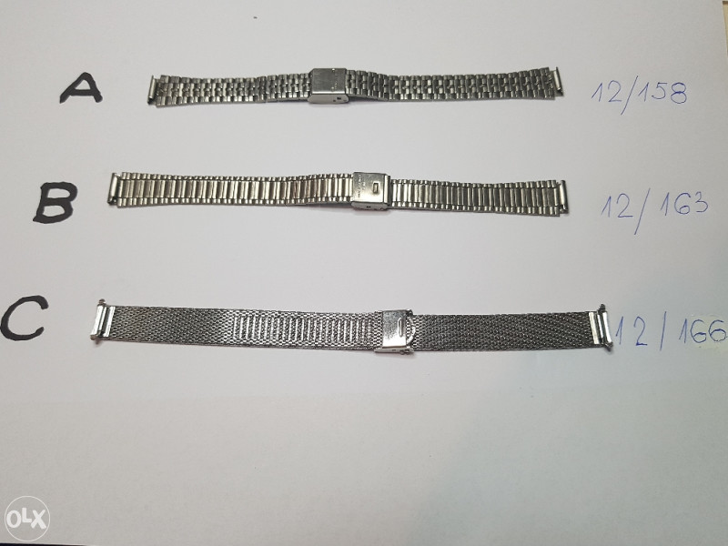 NARUKVICA METALNA ZA SAT- CIJENA ZA IZABRANI KOMAD 18KM
