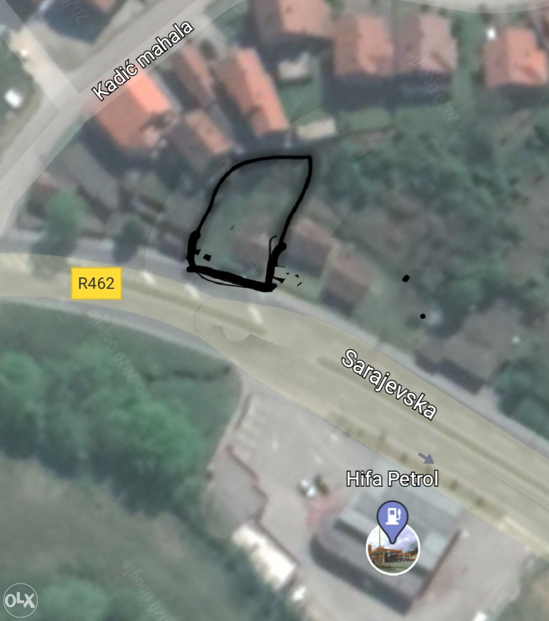 Prodajem plac 667 kvadrata sa starom kucom. 0061403682026