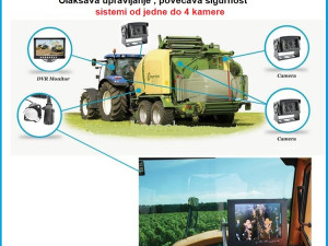 Kamera LCD Monitor za Traktore Kombajne itd.