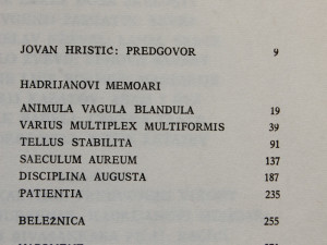 Hadrijanovi memoari - Margerit Jursenar