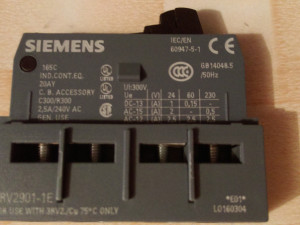 KONTAKT BLOK PREDNJI ZA MZS SIEMENS 3RV2901 NO+NC
