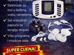 TENS APARAT ZA MASAZU MIŠIĆA sa papucama 065 495 481