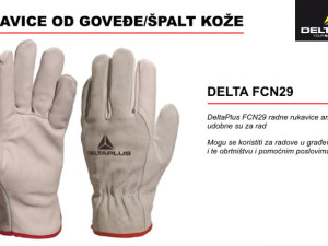 Rukavice Delta FCN29 od goveđe/špalt kože AKCIJA !!!