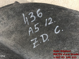 Zaštita obloga točka ZD Audi A5 2012-16