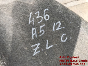 Zaštita obloga točka ZL Audi A5 2012-16