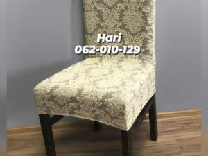 Barok bez elasticne navlake za stolice rastezljive bež