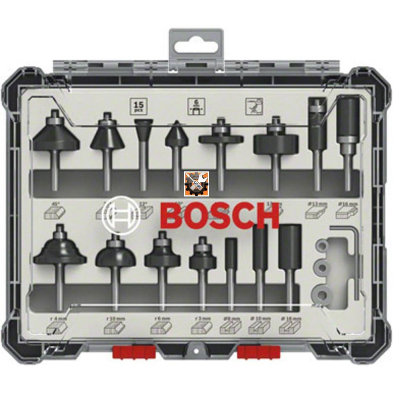 BOSCH GLODALA KRONER ZA DRVO PRIHVAT 6 MM SET 15/1 2607017471