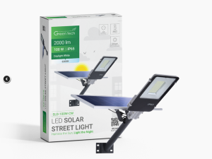 LED ulična svjetiljka reflektor Solarna 100W  Green Tech