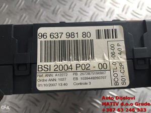 BSI modul Peugeot 308 1,6 b 16V 2008 9663798180