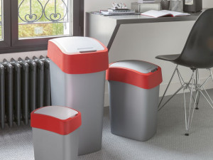 CURVER Kanta za otpatke 10L siva/crvena Flip (2170-547)