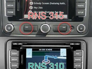 MAPE ZA VW-Škoda- Seat SA RNS315  NAVIGACIJOM