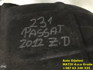 Zaštita obloga točka ZADNJA DESNA VW Passat B7 2012
