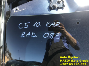 Šajba ZADNJA Vjetrobran Citroen C5 Karavan 2007-2017