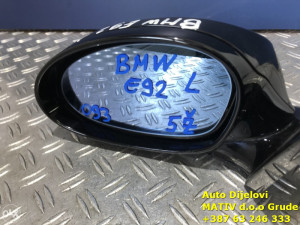 Retrovizor LIJEVI BMW 3 E92 Coupe 2004-2013 Crna boja