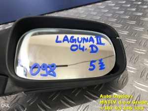 Retrovizor DESNI Renault Laguna 2 2001-2007 Siva boja