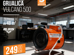 RURIS električna grijalica kalolifer Vulcano 500