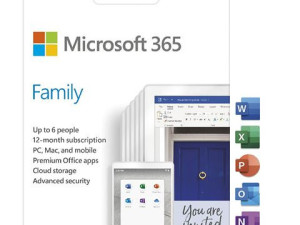 Microsoft 365 Family English pretplata 1 god.
