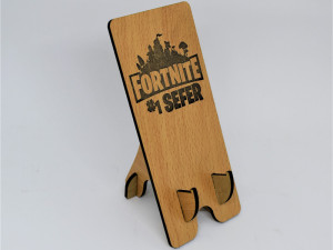 Stalak za mobitel (gravura na drvetu)