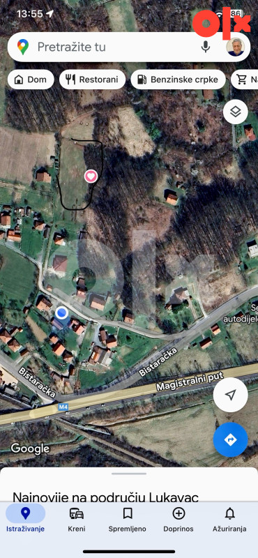 plac , livada  ,4,2 dunuma, Lukavac-Bistarac